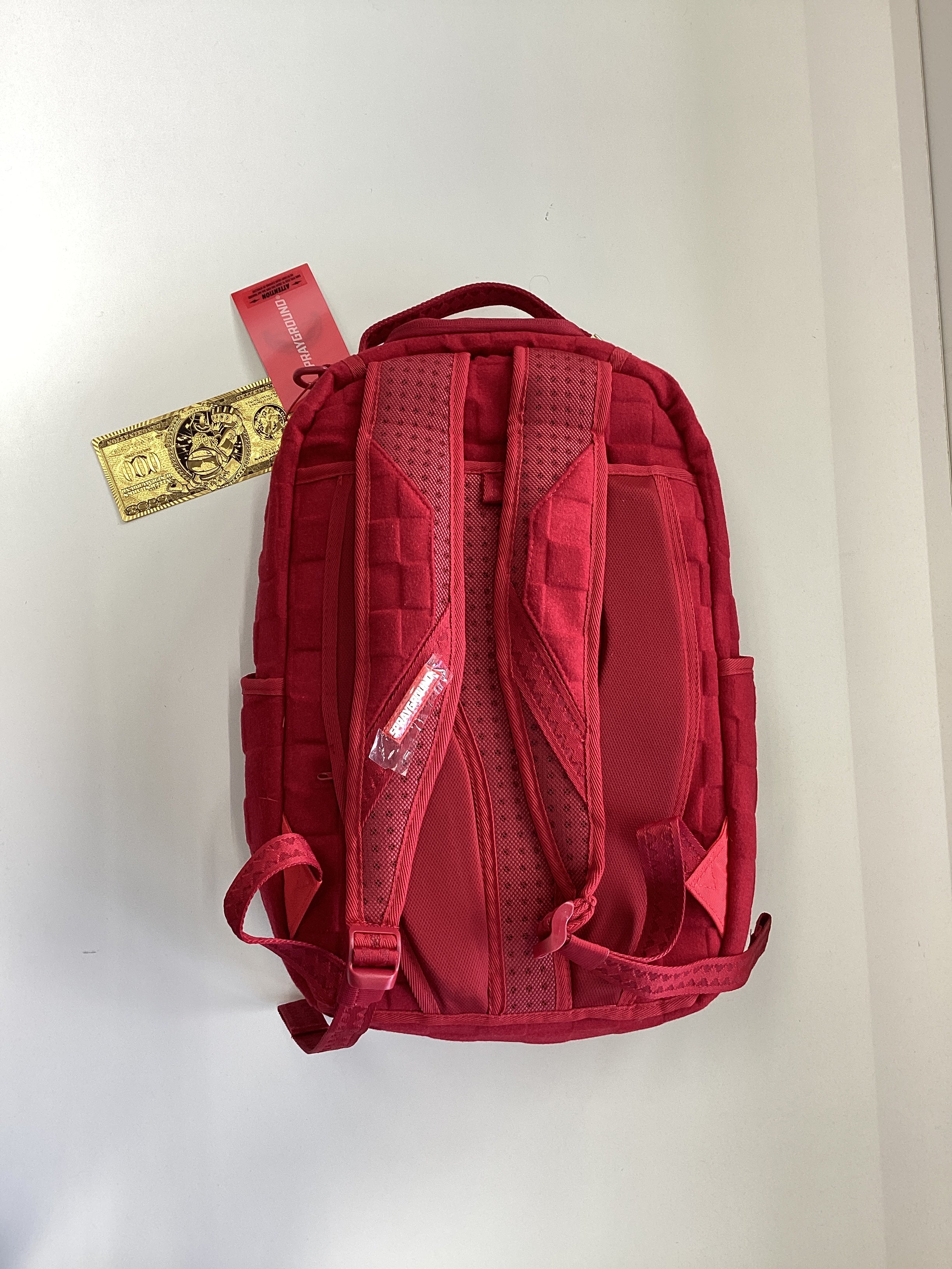 SPRAYGROUND Red Sip Heat Stamp Backpack - Closet Space