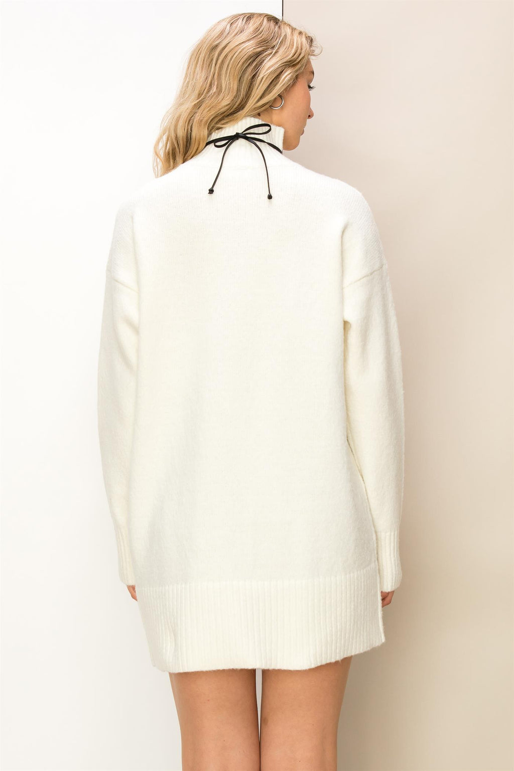 Turtleneck Knit Dress - Closet Space