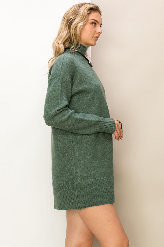 Turtleneck Knit Dress - Closet Space