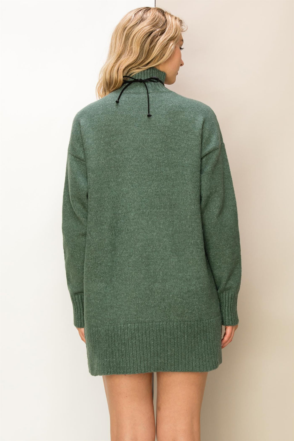 Turtleneck Knit Dress - Closet Space