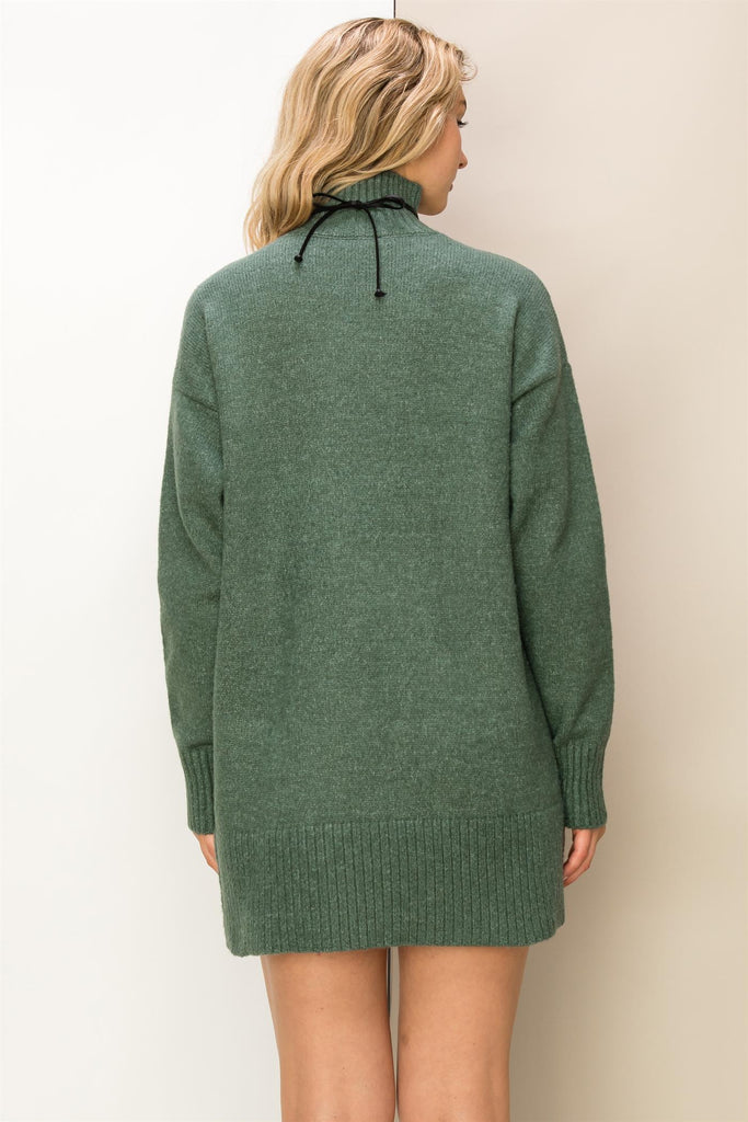 Turtleneck Knit Dress - Closet Space