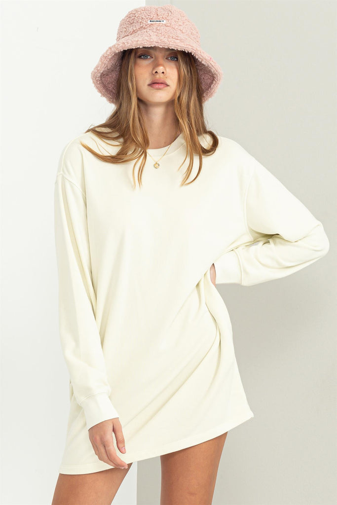 Ultra Comfy Sweatshirt Dress - Closet Space