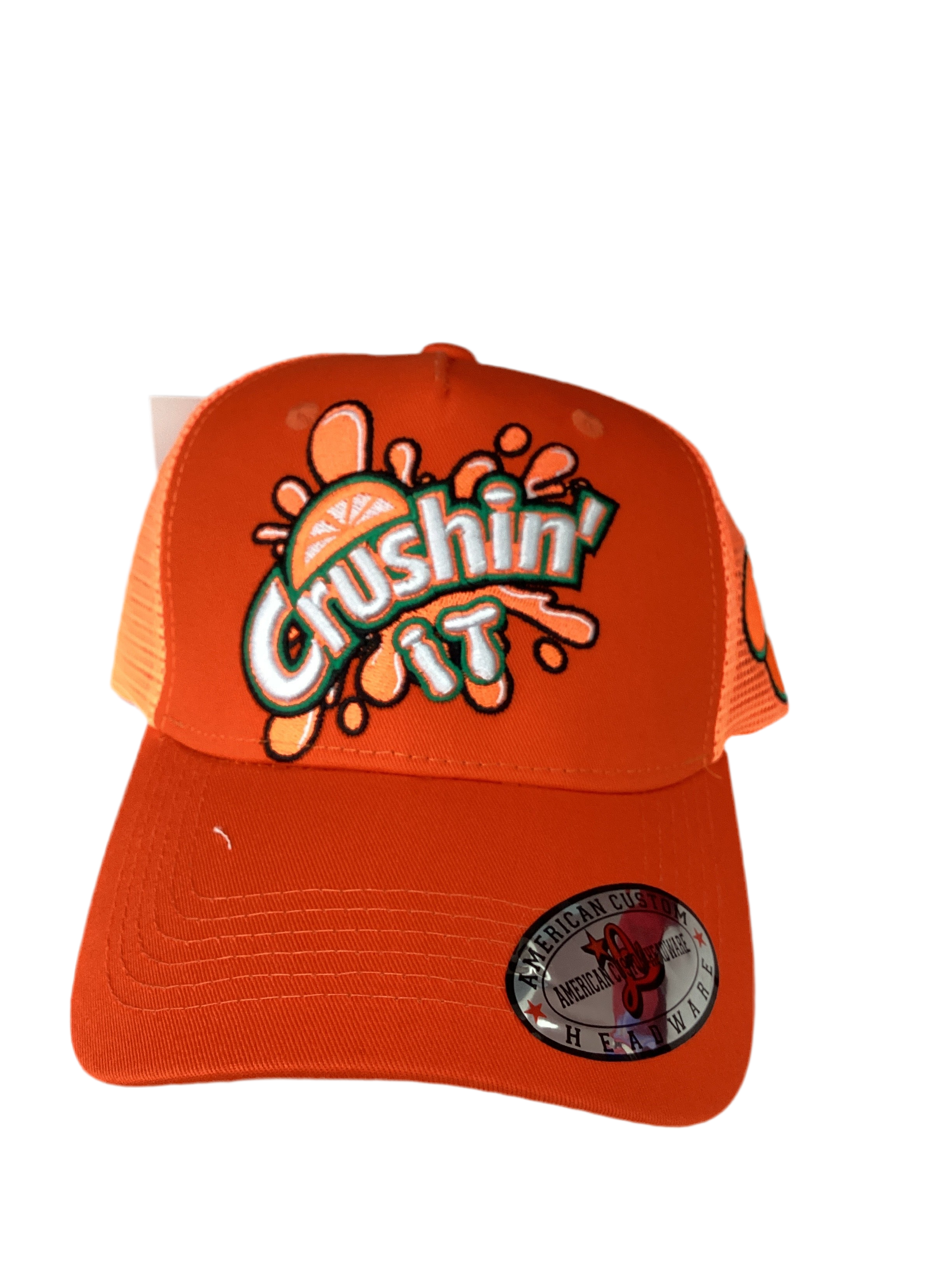 Crushin' It Orange Trucker Hat