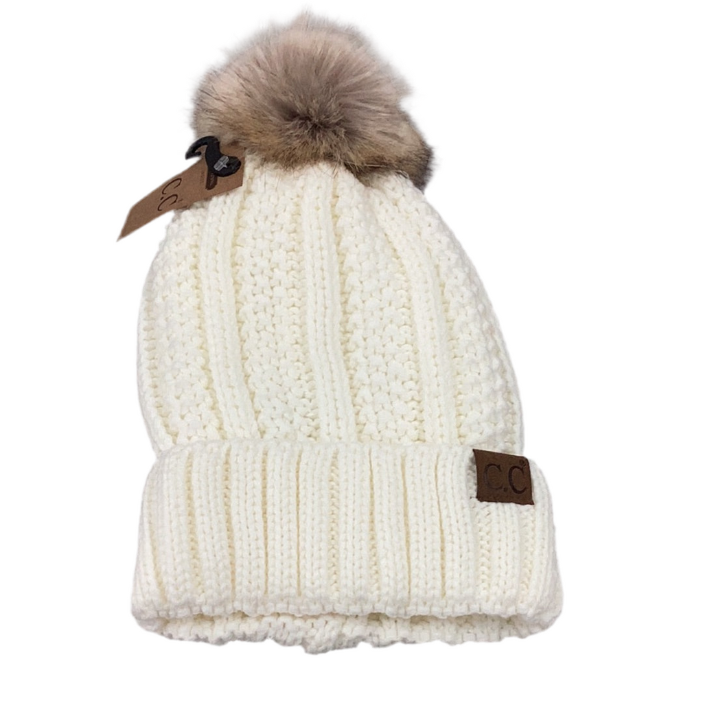 C.C Fuzzy Lining Beanie
