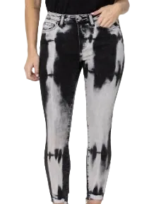 Black Tie Dye Hight Rise Denim