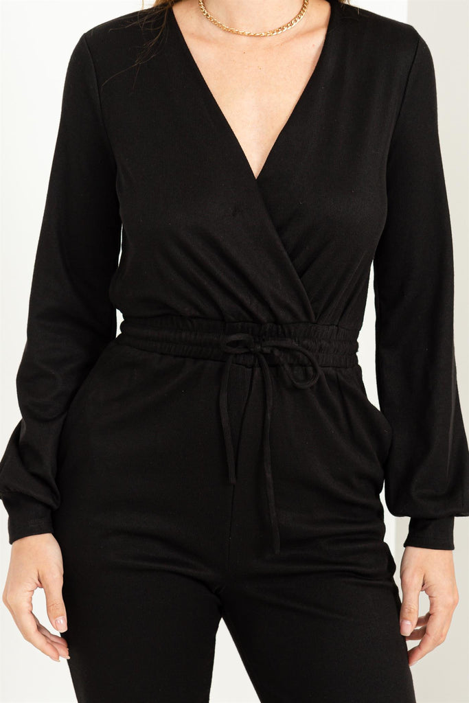 Long Sleeve Stretch Jumpsuit - Closet Space