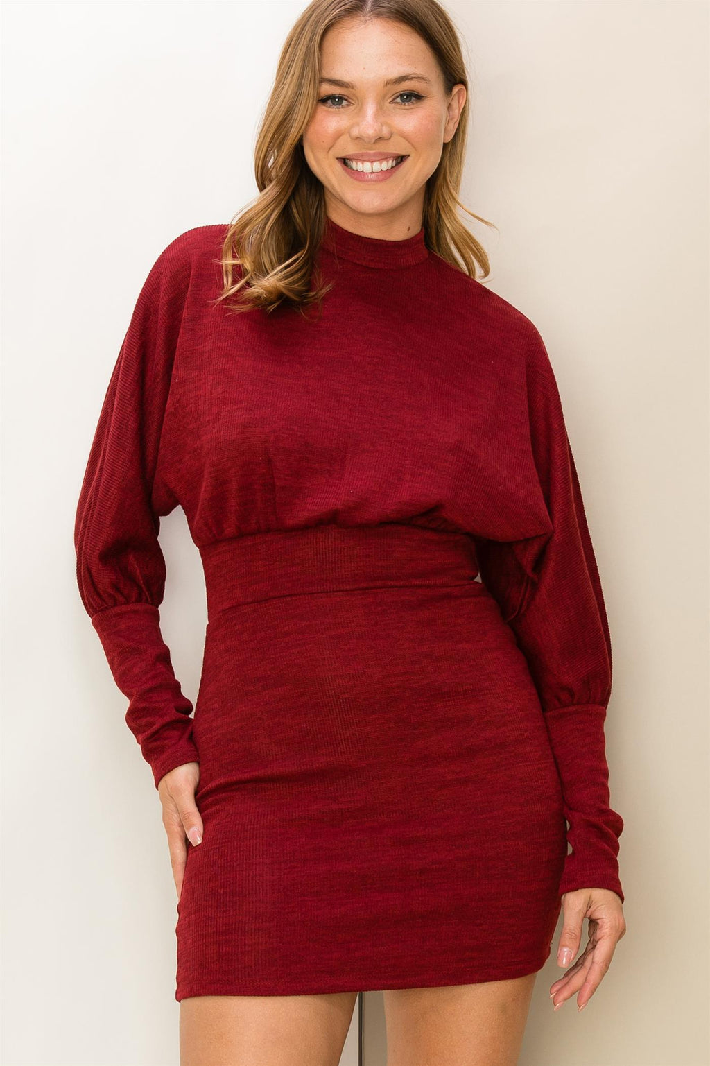 Knit Mini Sweater Dress - Closet Space