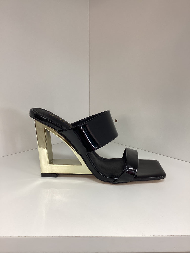 Double Strap Alluring Hollowed Wedge Sandal - Closet Space