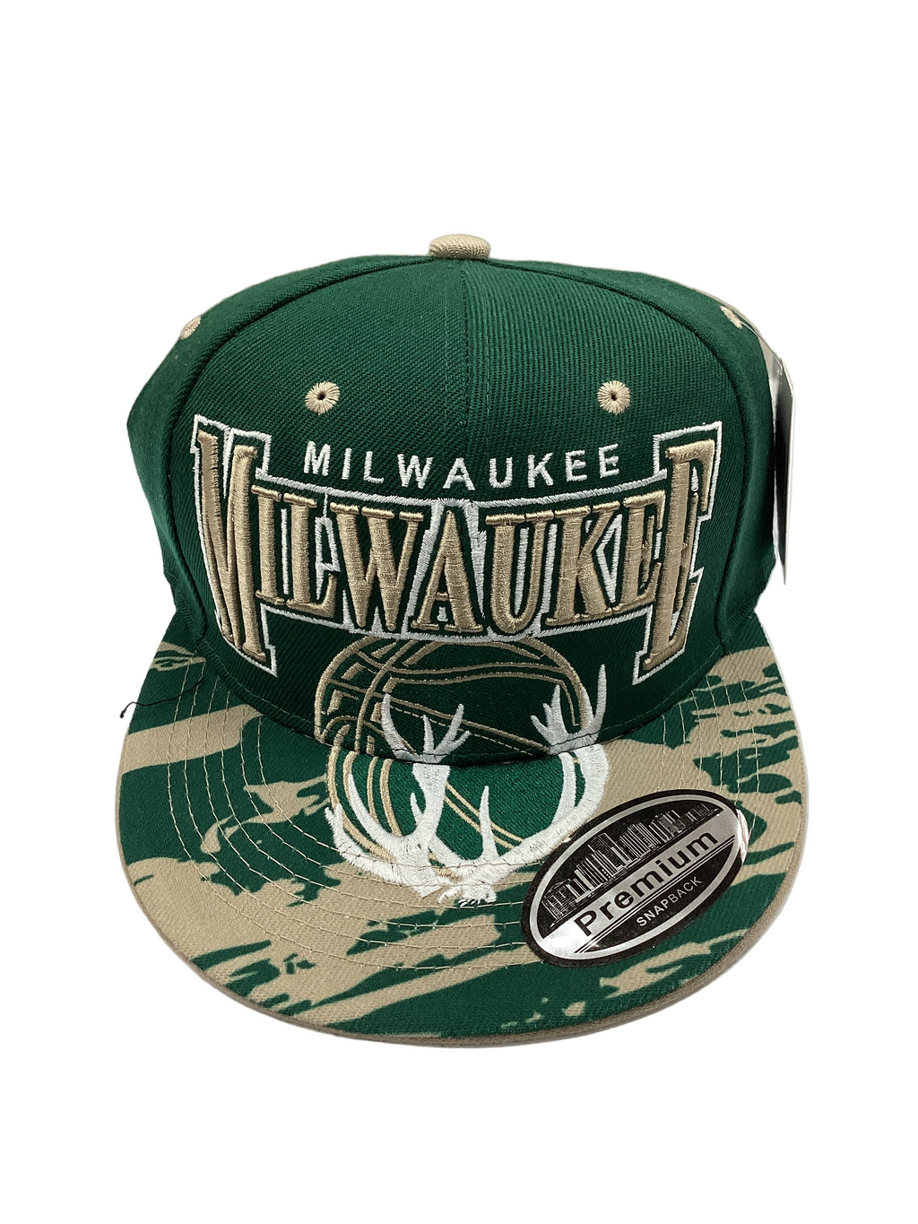 Milwaukee Antler Graphic Snapback Hat