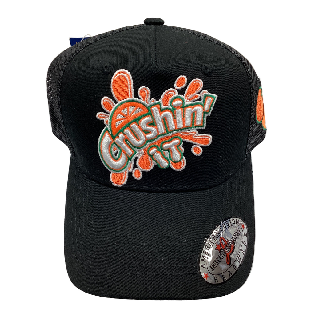 Crushin' It Orange Trucker Hat