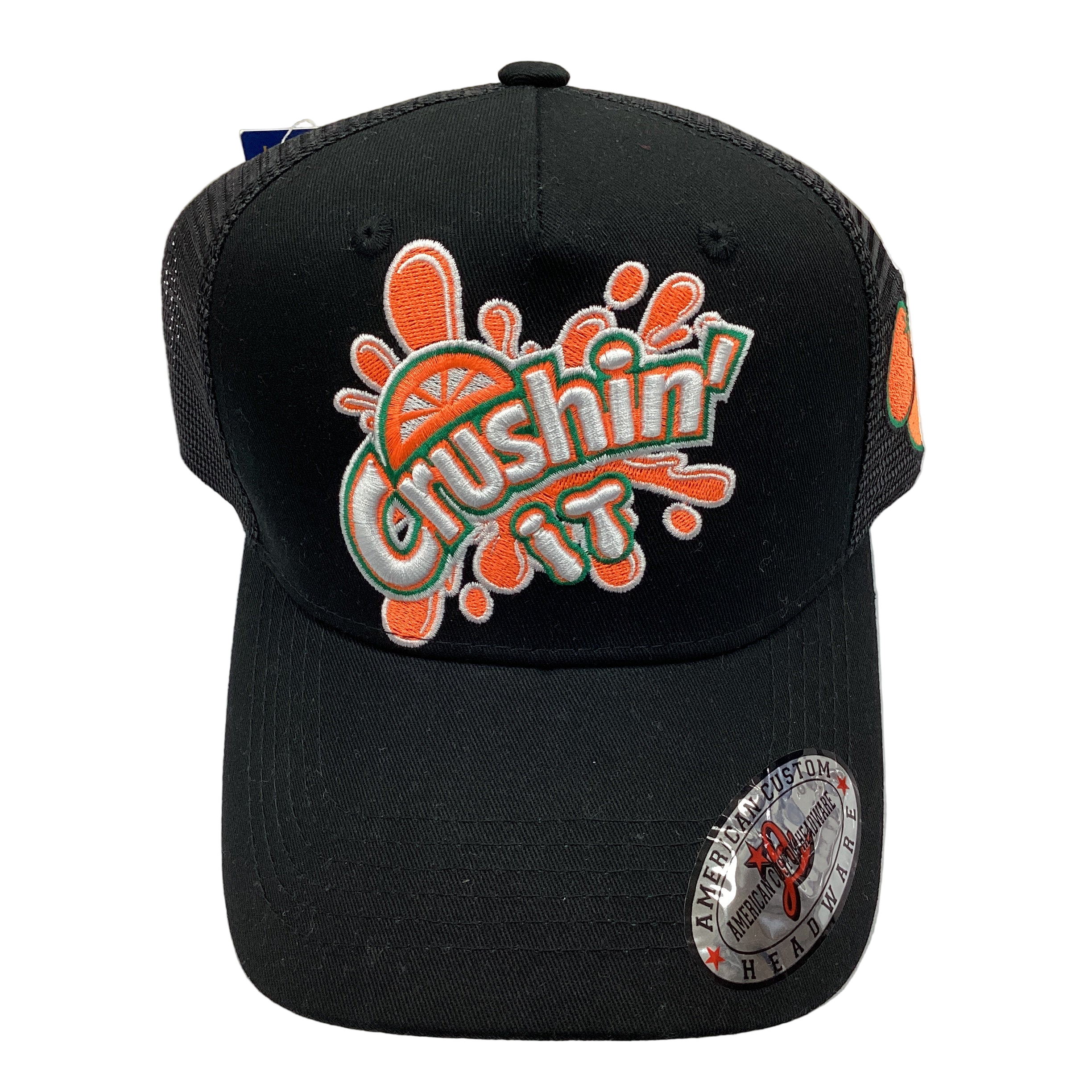 Crushin' It Orange Trucker Hat