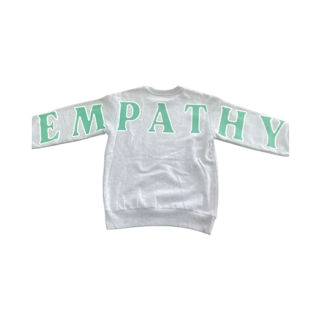 Choose Empathy Graphic Sweatshirt - Positive Cherry Embroidery Pullover