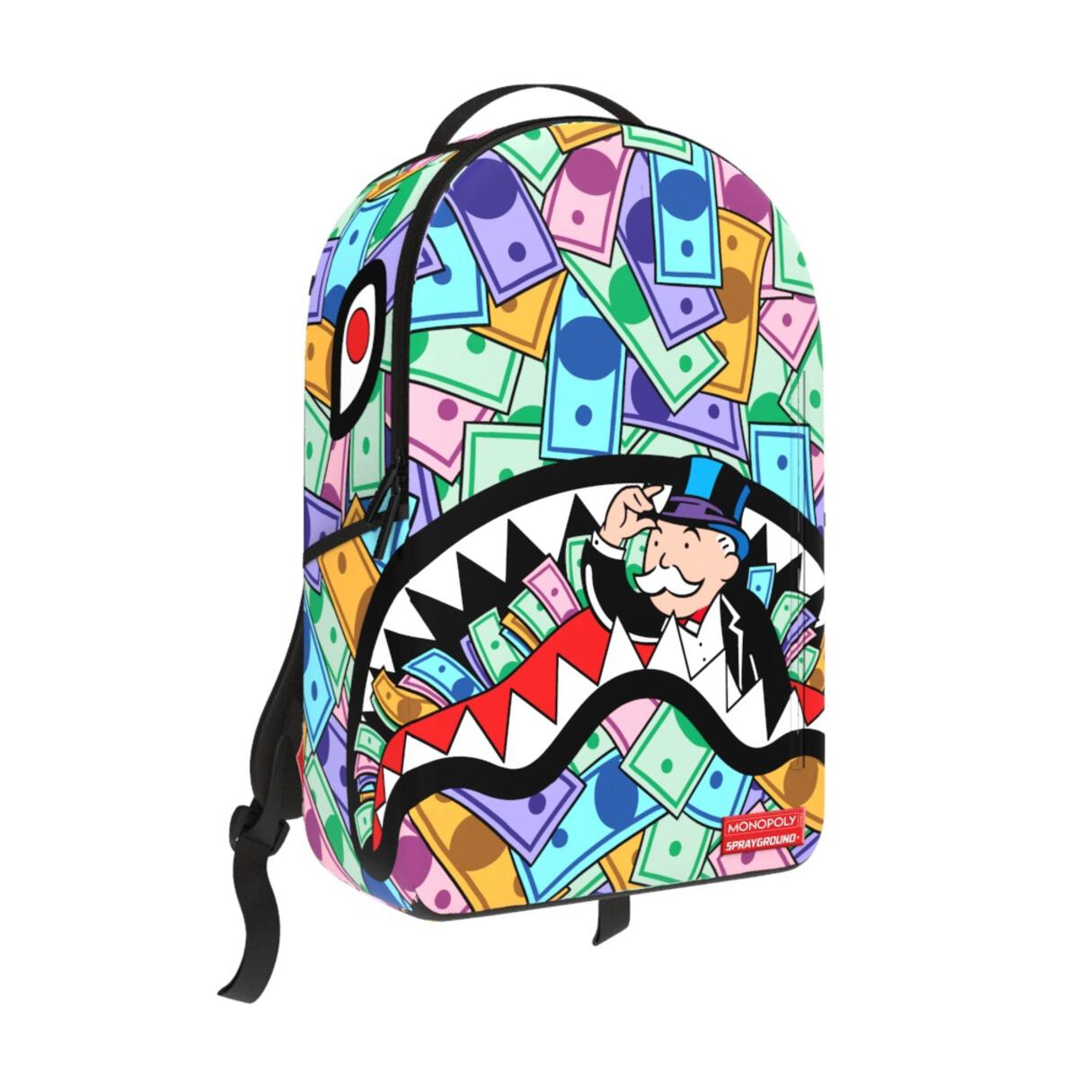 SPRAYGROUND Monopoly Money Shark 2 Backpack - Closet Space