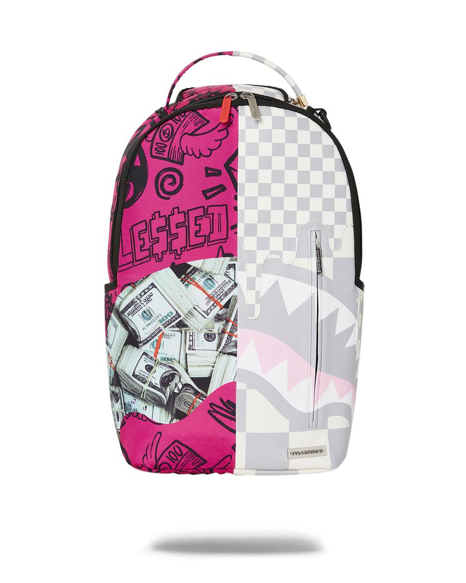 SPRAYGROUND Pink And Camo Split Backpack - Closet Space