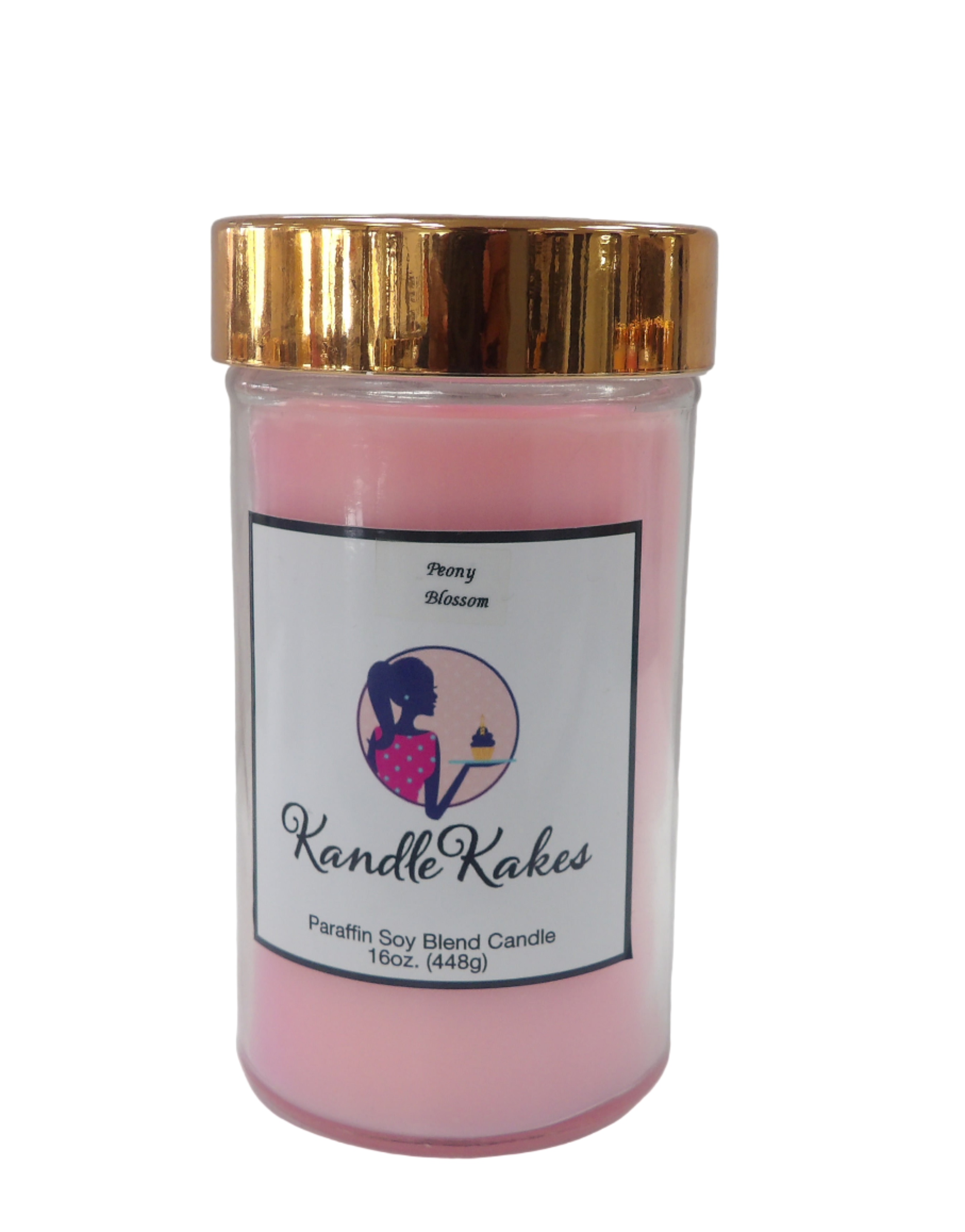 Peony Blossom Tall Soy Candle