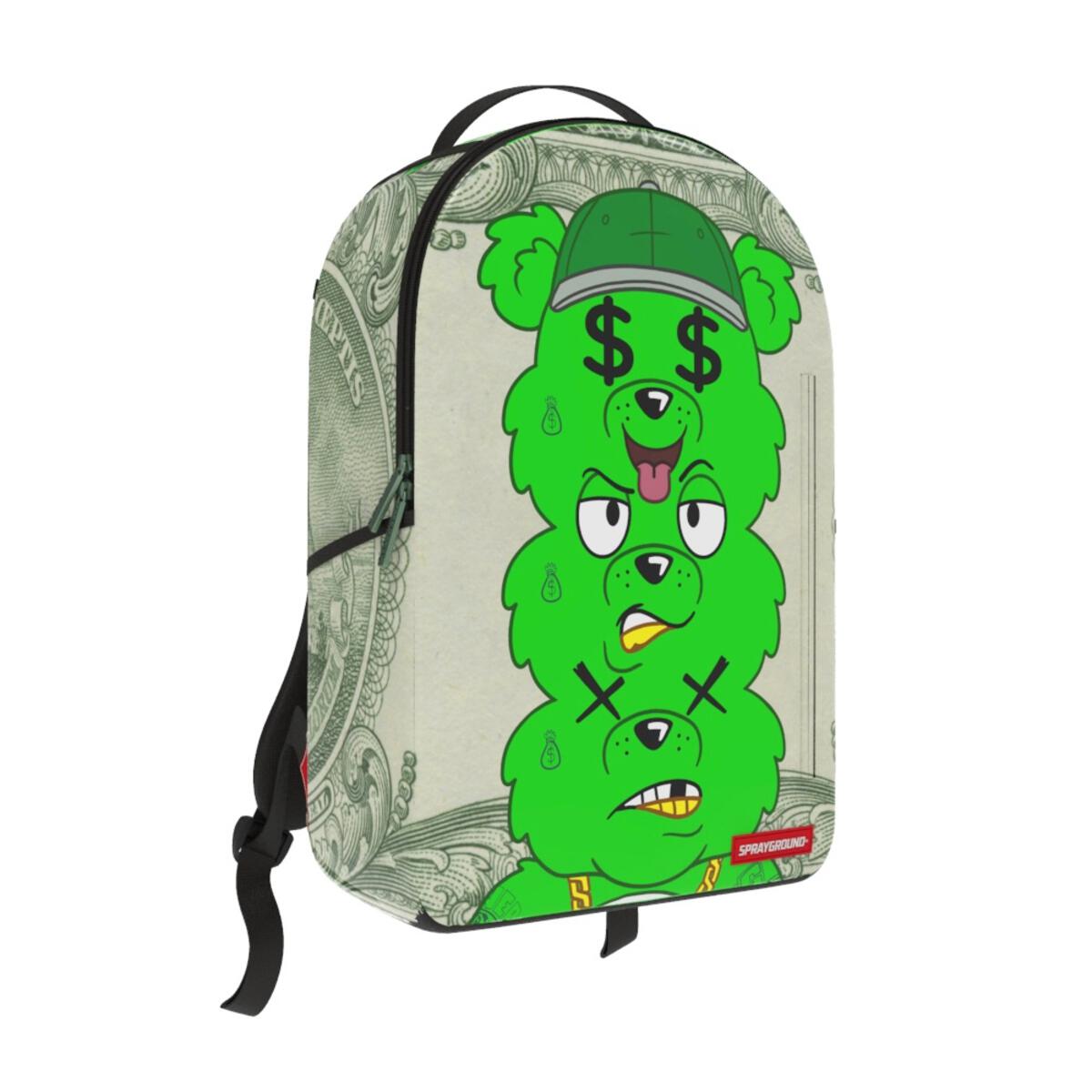 SPRAYGROUND Seeing Triple Money Bear Backpack - Closet Space