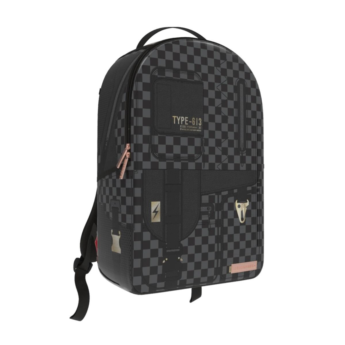 SPRAYGROUND Special Ops Gray Check Backpack - Closet Space