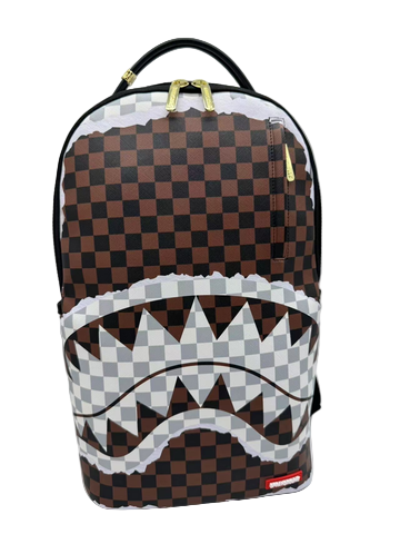 SPRAYGROUND - Sip Brown Cream Tear DLXSV Backpack