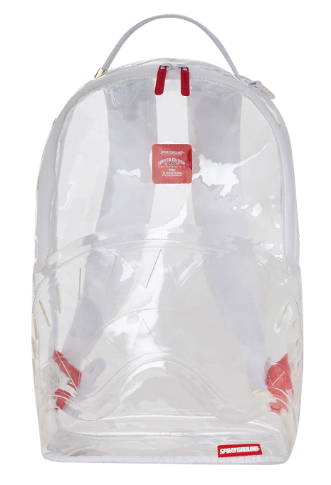 SPRAYGROUND - Clear Embossed Sharks In Paris DLXSV Backpack