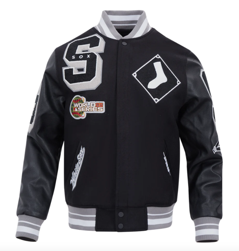 PRO-STANDARD - Chicago White Sox Mash Up Rib Wool Varsity Jacket