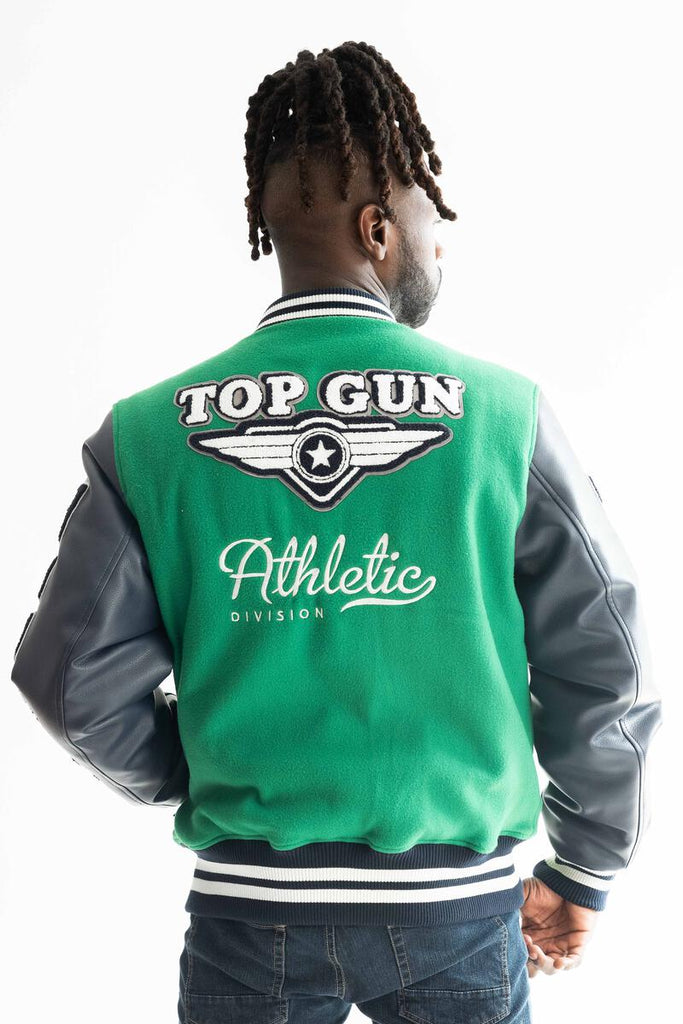 TOP GUN "ATHLETIC DIVISION" Varsity Jacket - Closet Space