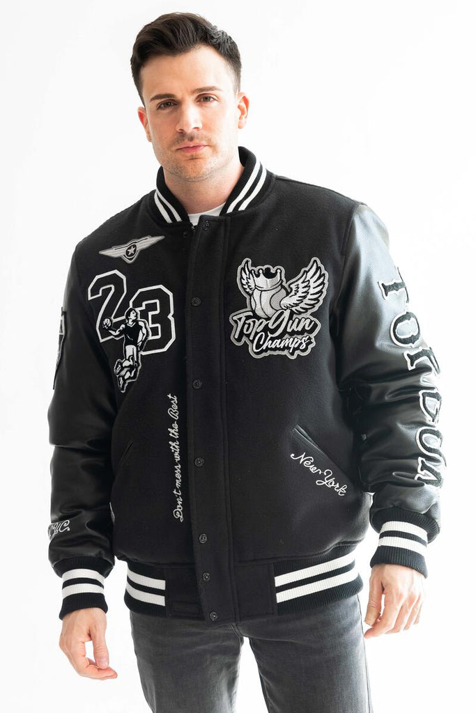 TOP GUN "FLYING LEGEND" Varsity Jacket - Closet Space