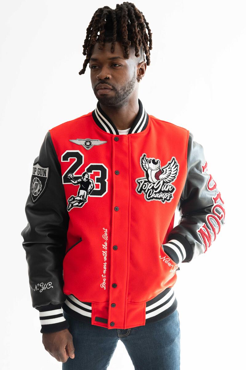 TOP GUN "FLYING LEGEND" Varsity Jacket - Closet Space