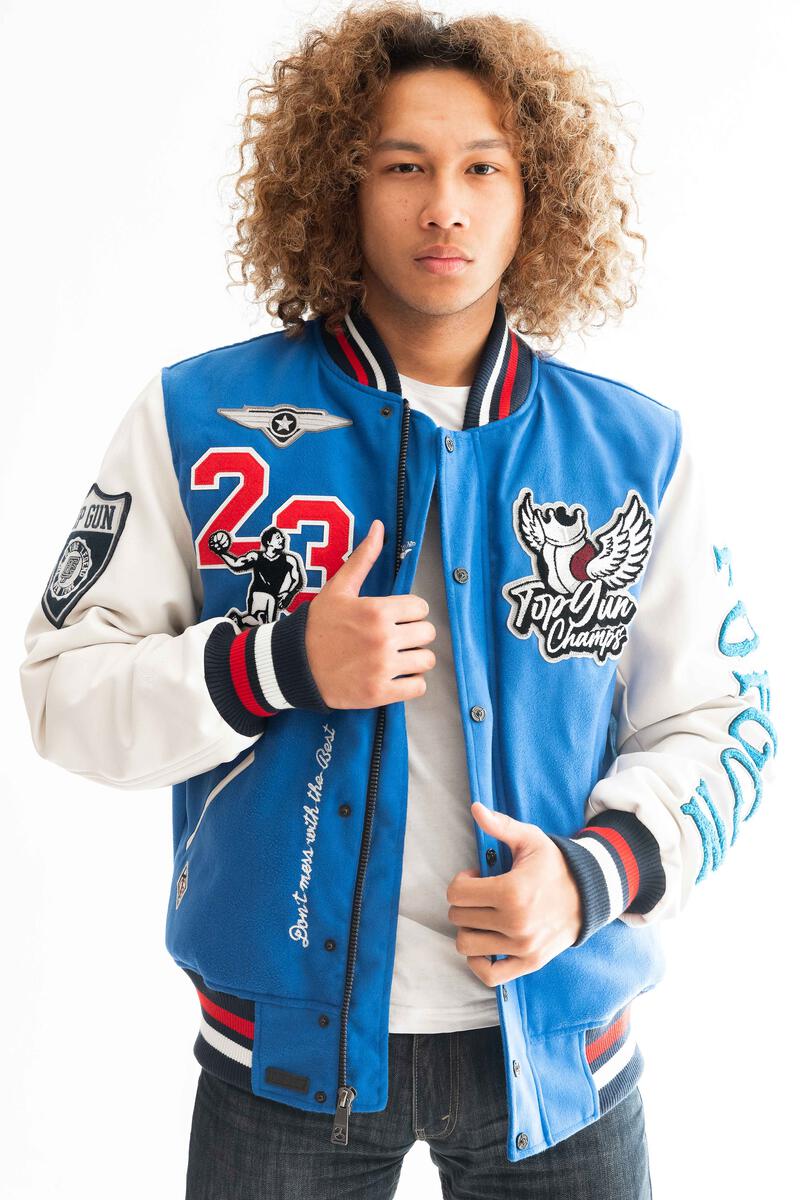 TOP GUN "FLYING LEGEND" Varsity Jacket - Closet Space