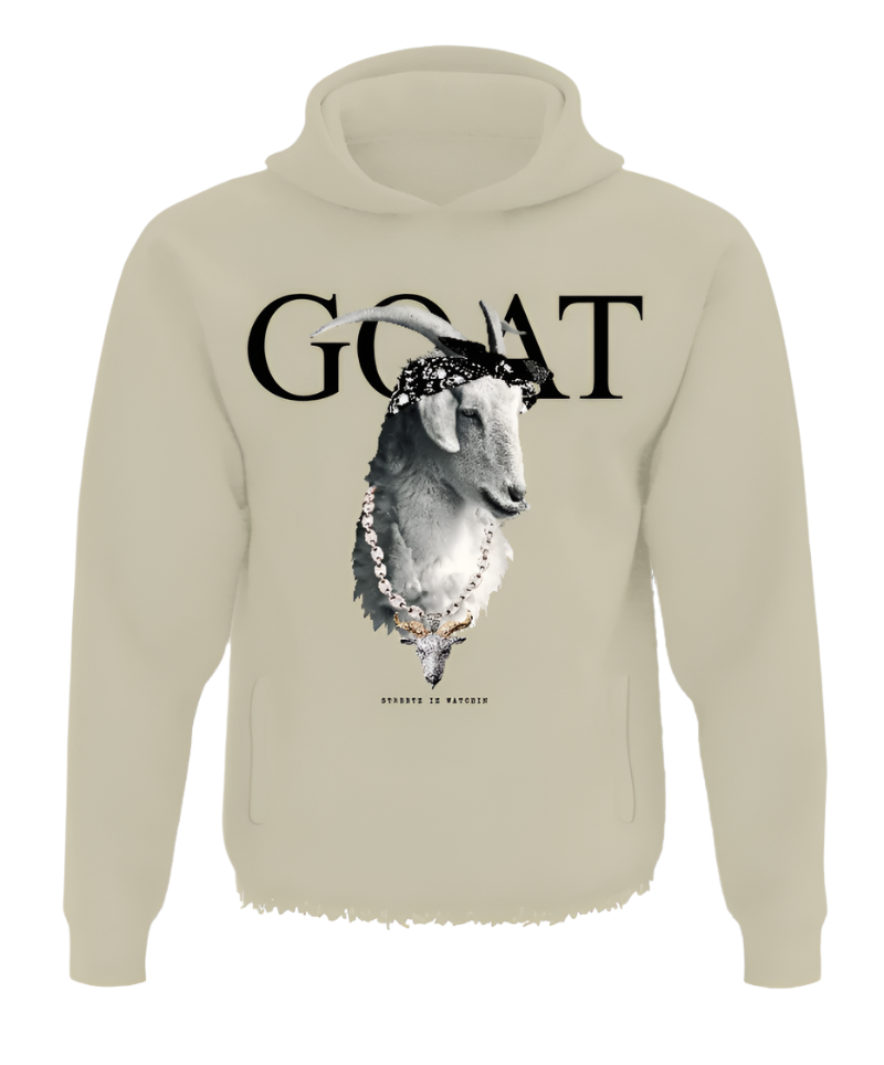STREETZ IZ WATCHIN - Goat Hoodie