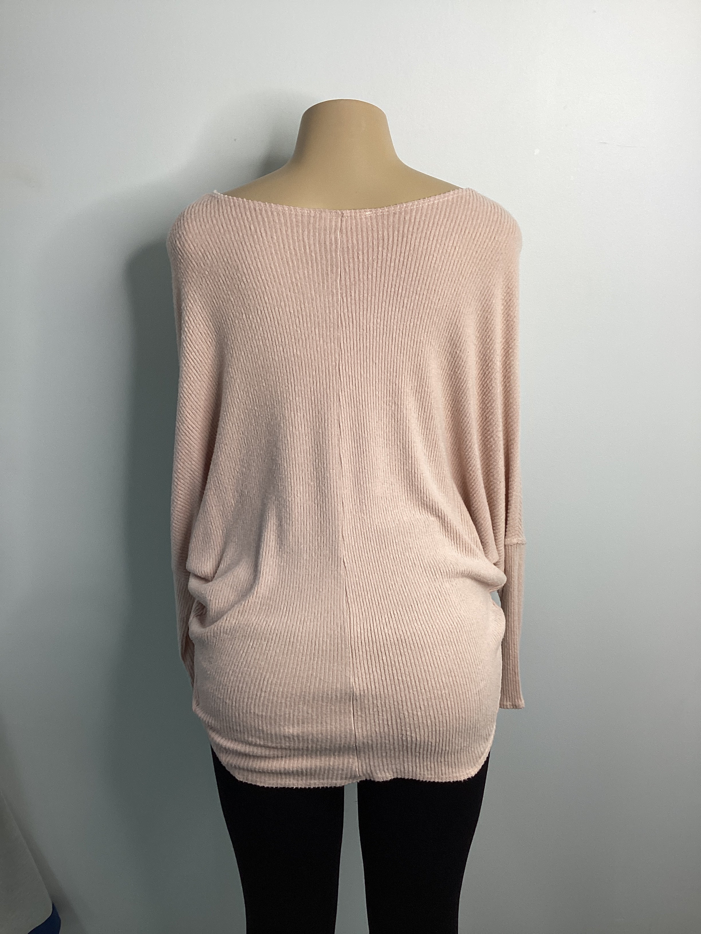 Ribbed Knit Banded Bottom Tunic - Closet Space