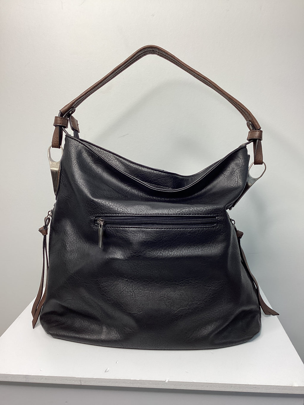 Contrast Stitch Boho Handbag - Closet Space