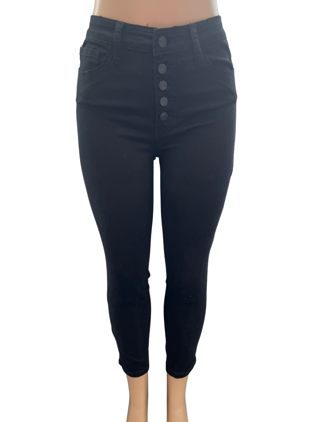 5 Button High Rise Skinny Jean - Closet Space