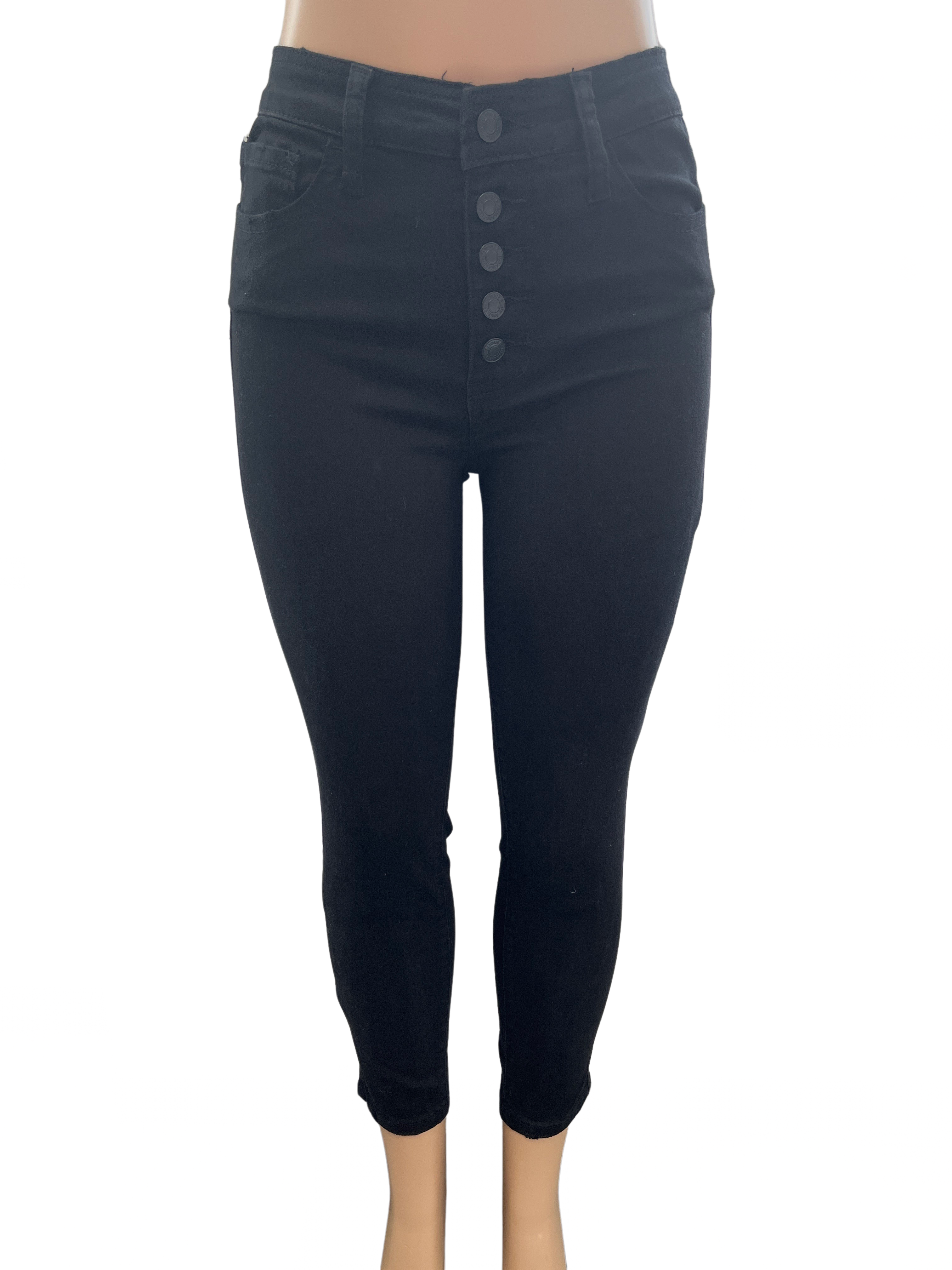 5 Button High Rise Skinny Jean - Closet Space