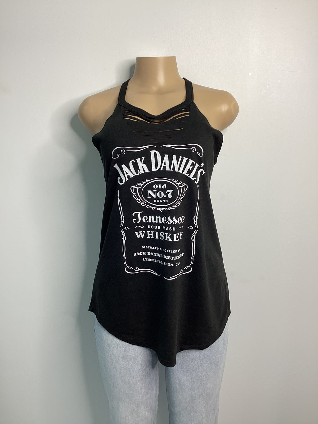 Distressed Jack Daniels Tank Top - Closet Space