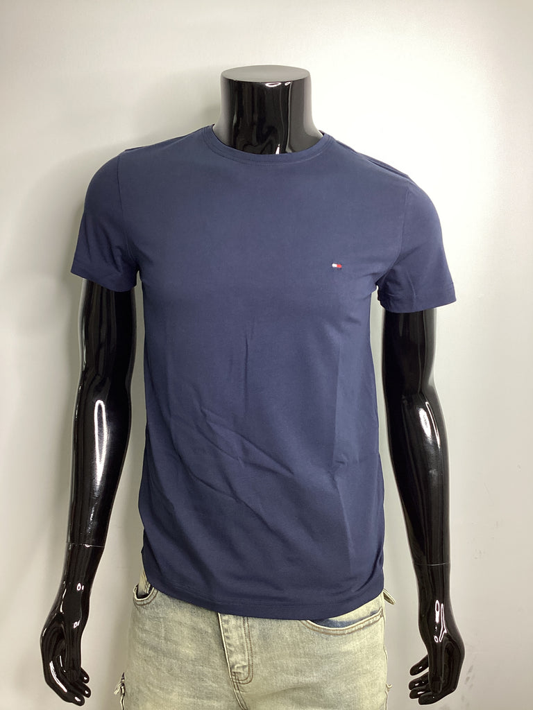 TOMMY HILFIGER Fitted Crew Neck T-Shirt - Closet Space