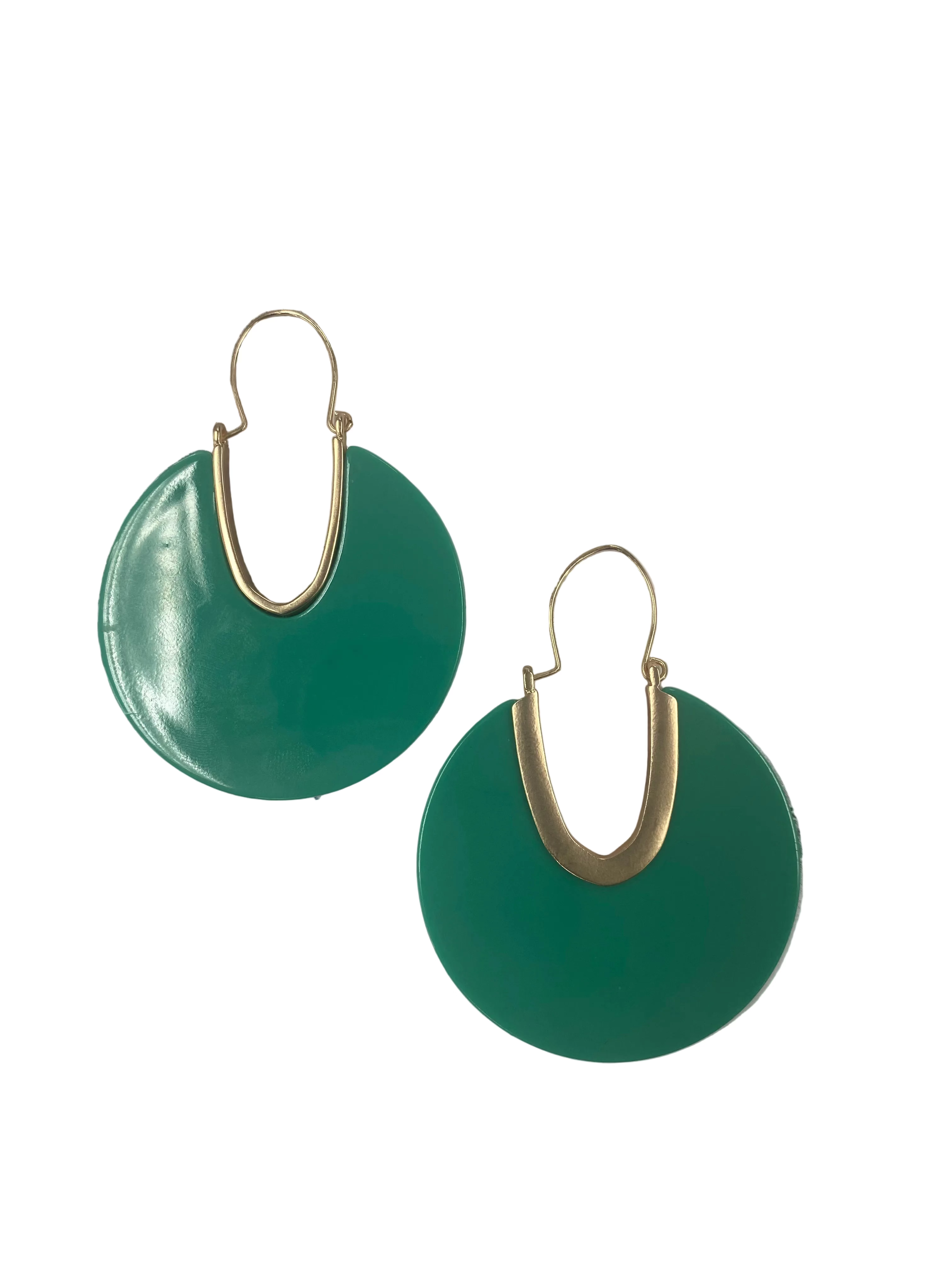 Round Resin Earrings - Closet Space