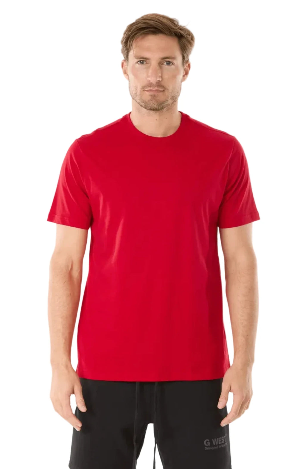 Mens Solid Crew Neck Tee - Closet Space