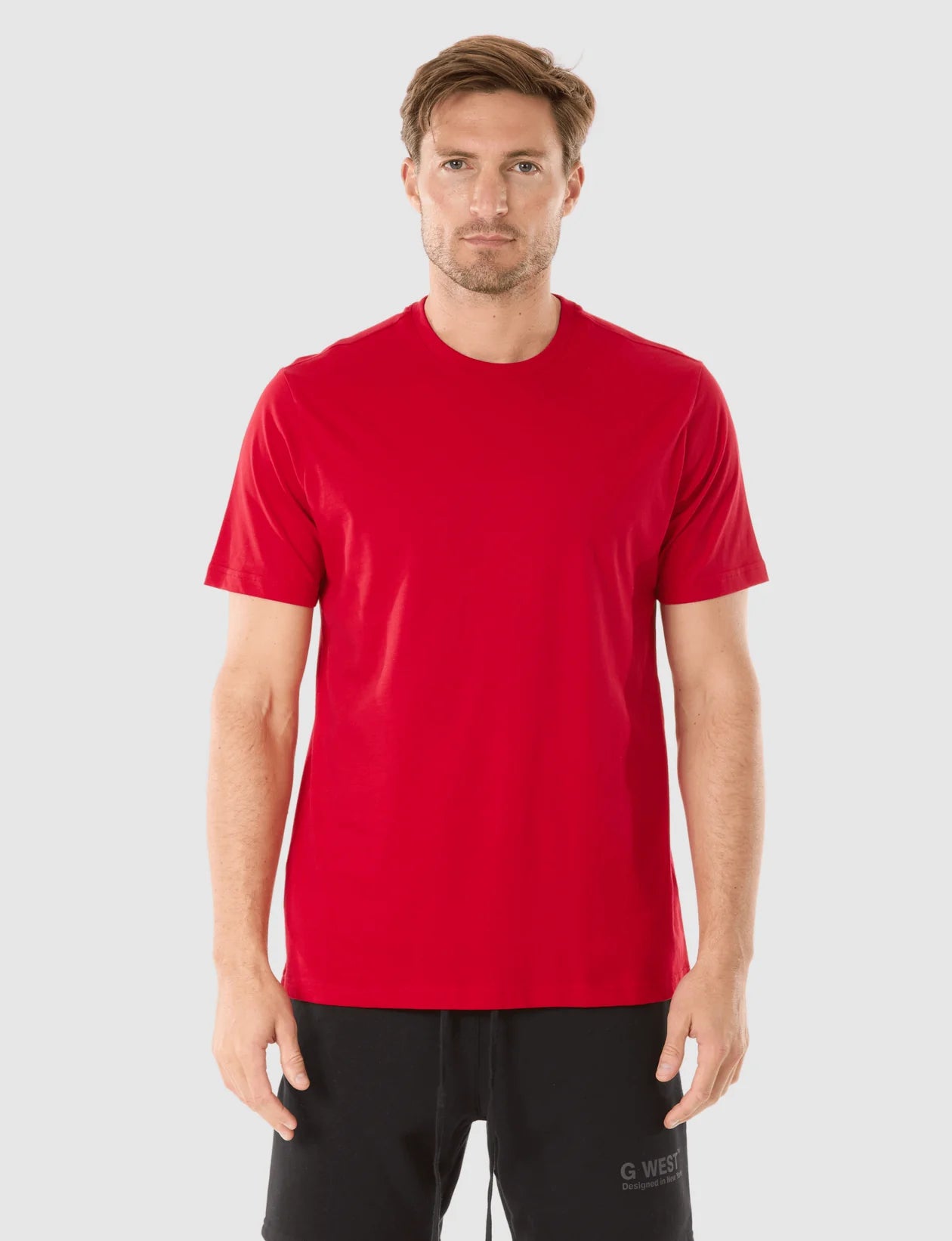 Mens Solid Crew Neck Tee - Closet Space
