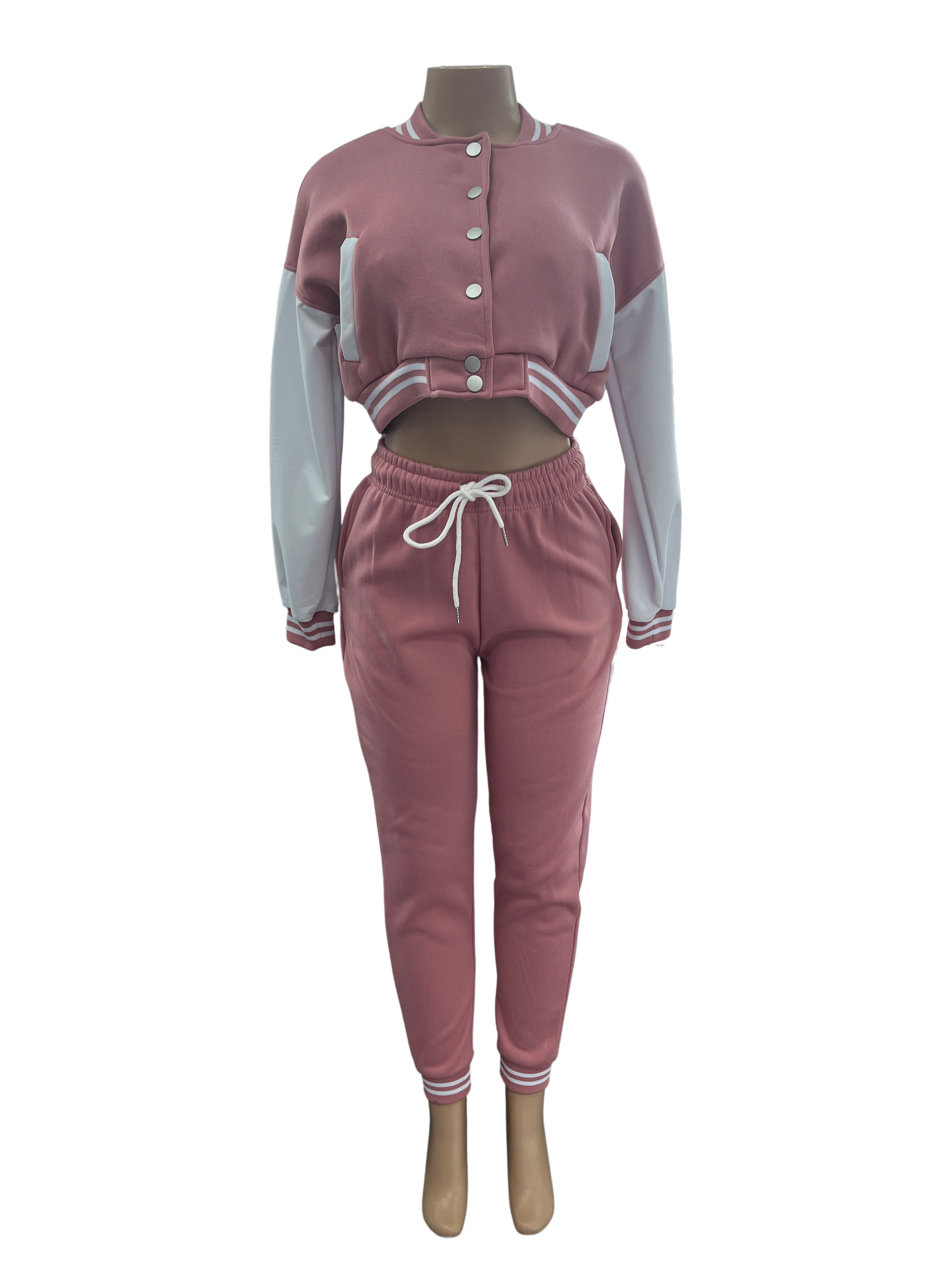 2 Piece Varsity Jogger Set - Closet Space