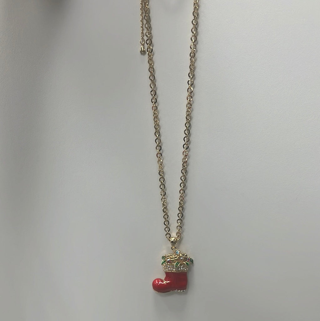Holiday Stocking Necklace - Closet Space