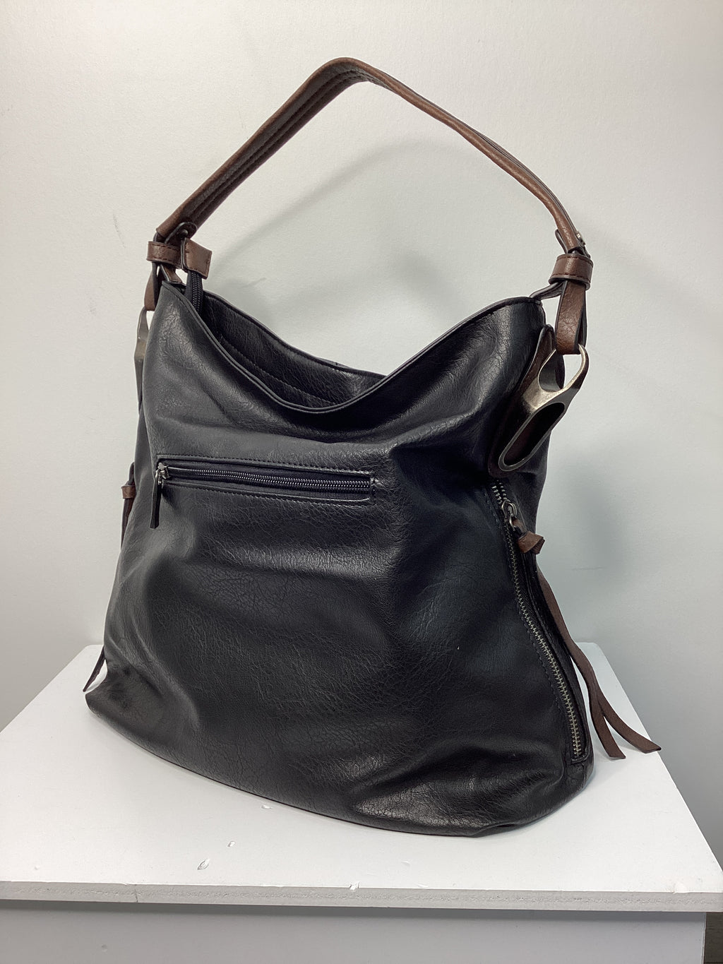 Contrast Stitch Boho Handbag - Closet Space