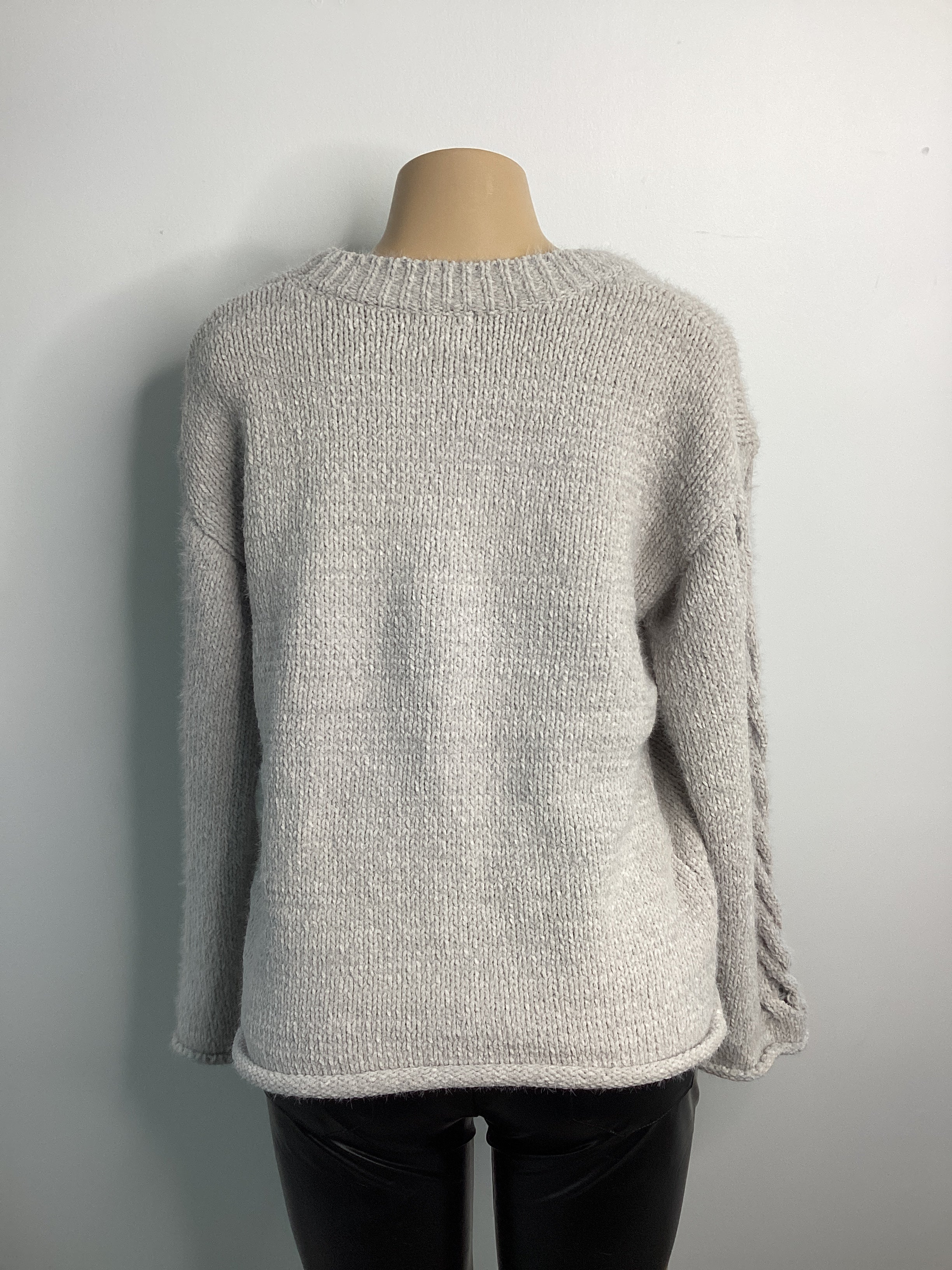Chenille Sweater Braid Sleeve - Closet Space