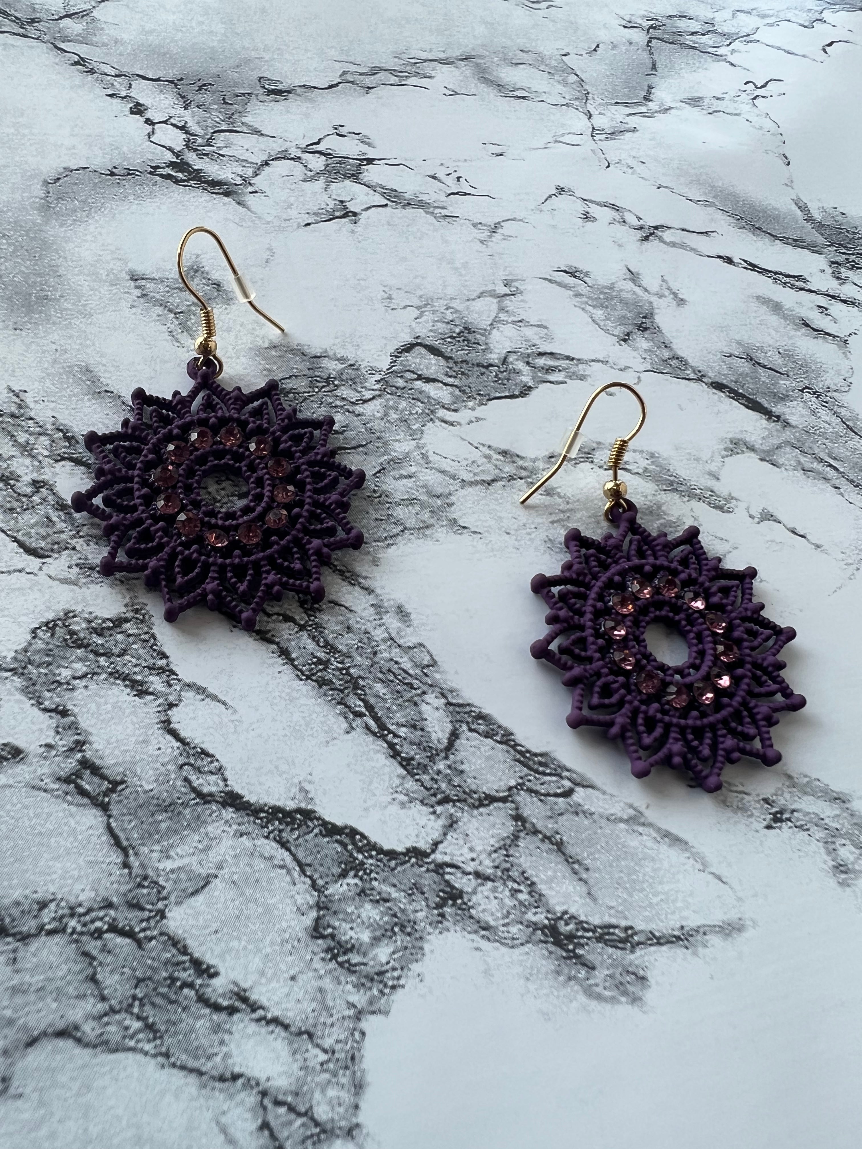 Patterned Dangle Earrings - Closet Space