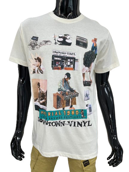 AKOO Imperial 1990 Vinyl Records Printed T-shirt - Closet Space