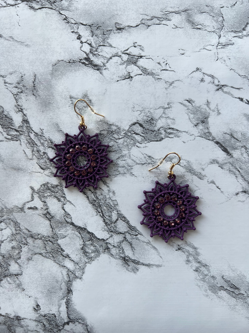 Patterned Dangle Earrings - Closet Space