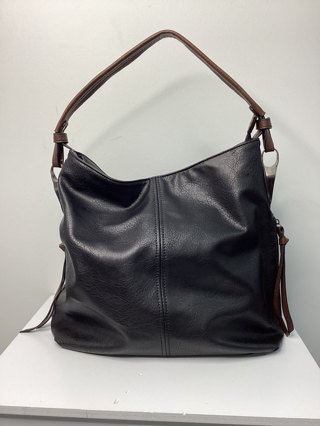 Contrast Stitch Boho Handbag - Closet Space