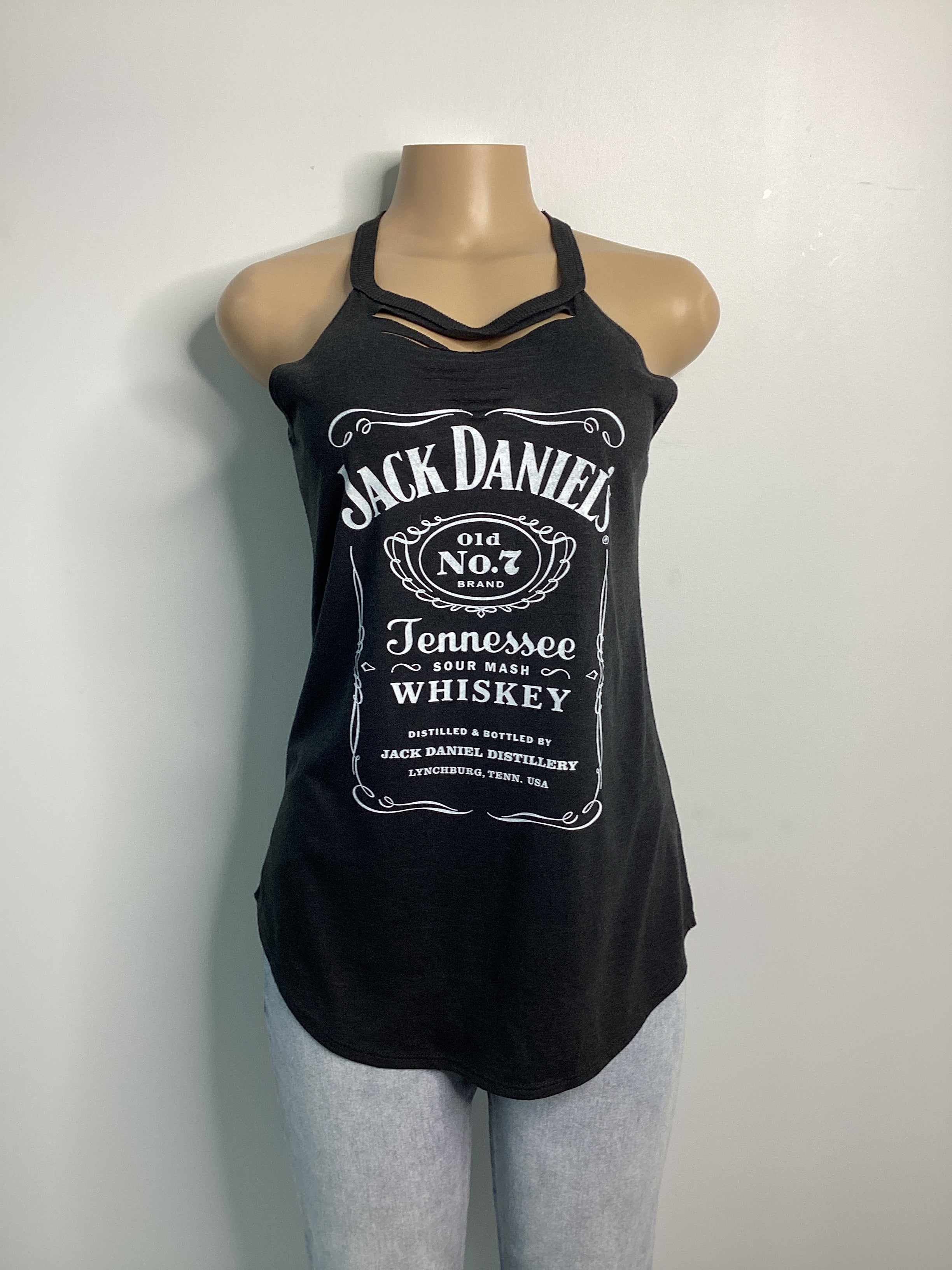 Distressed Jack Daniels Tank Top - Closet Space