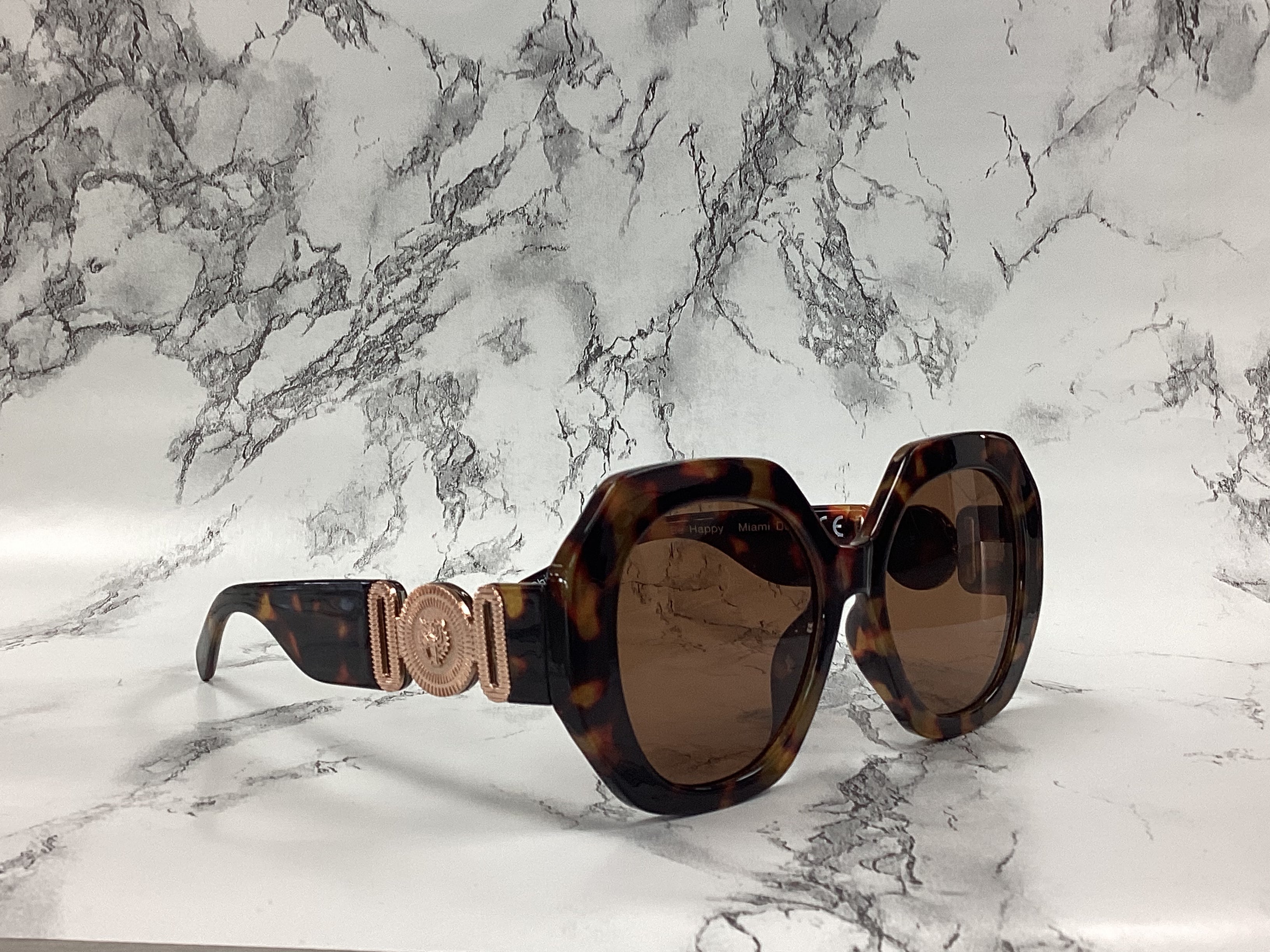 Oversized Versace Inspired Sunglasses - Closet Space