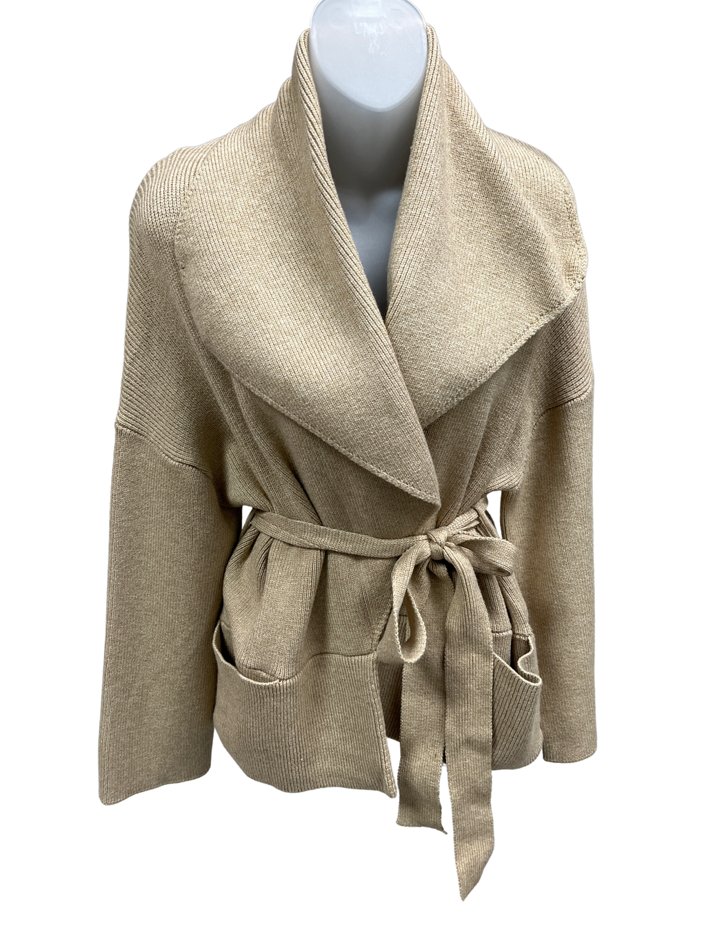 Shawl Collar Pocket Cardigan - Closet Space