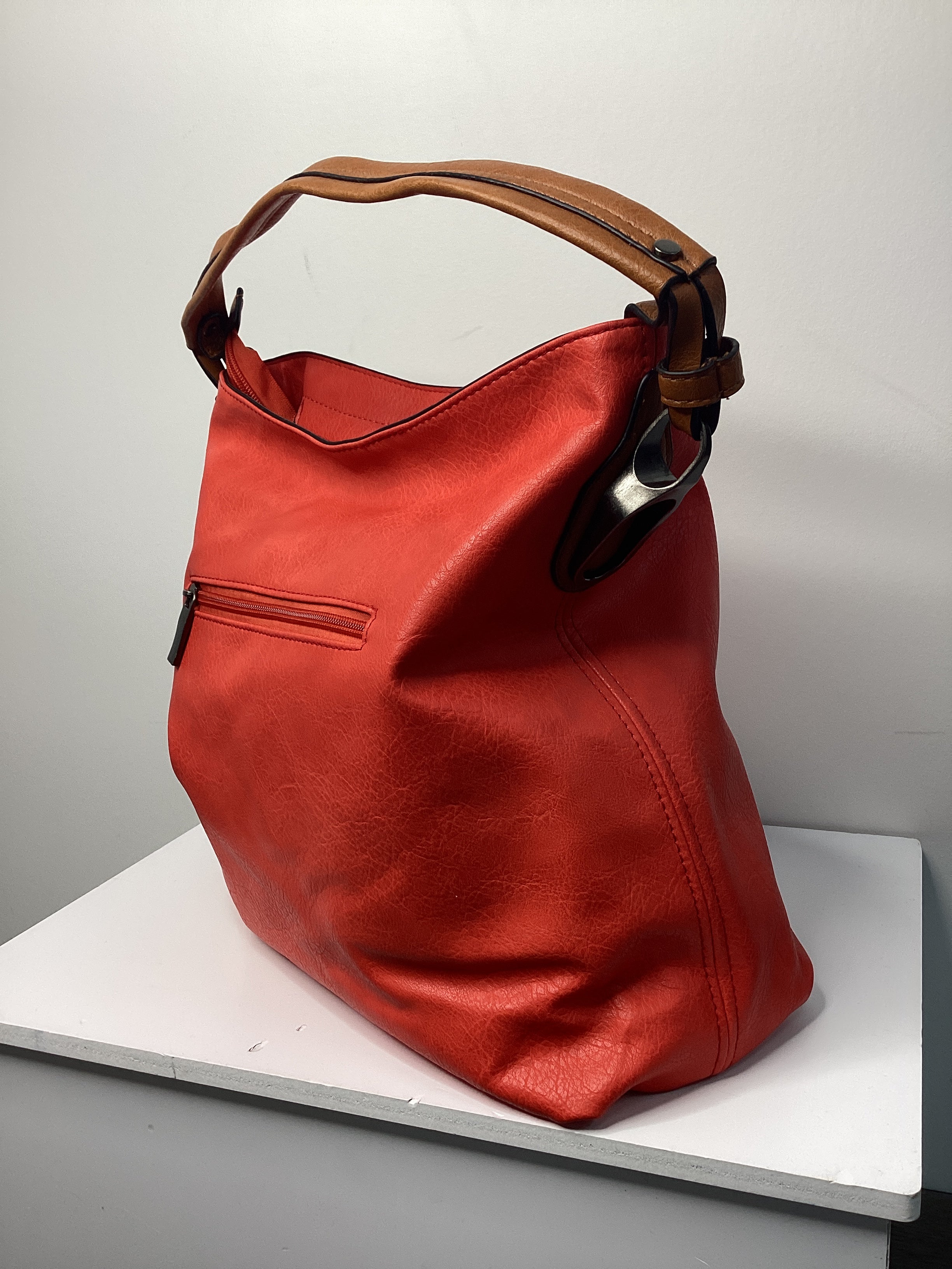 Contrast Stitch Boho Handbag - Closet Space